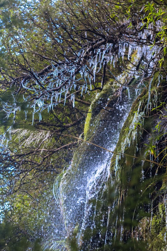 Frozen falls